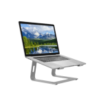 Bonelk Elevate Stance Aluminium Riser Laptop Stand - Silver