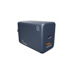 CARGADOR DUAL 45W GAN WALL CHARGER BLUE